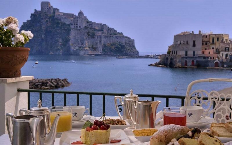 Отель Miramare E Castello Искья Экстерьер фото